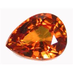 1.32ct  Flawless  Orange Sapphire  (GEM-13330)