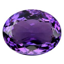 30.78ct   Exceptional Oval Purple  Amethyst (GEM-14850)