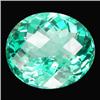 Image 1 : 34.50ct Delightful Green Amethyst Oval Checker Cut (GEM-14931)