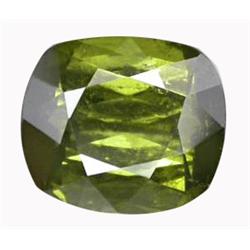 3.25ct  Cushion Cut Green Paraiba Tourmaline Mozambique (GEM-15336)