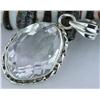 44ctw  White Topaz Sterling Pendant (JEW-1308)