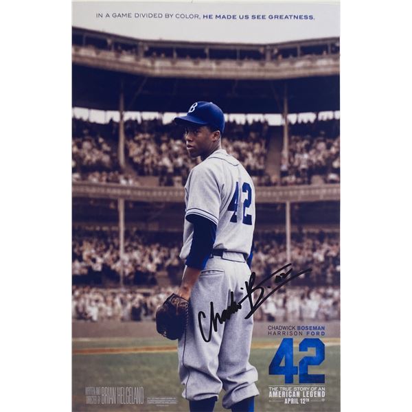 Autograph Signed 42 Chadwick Photo