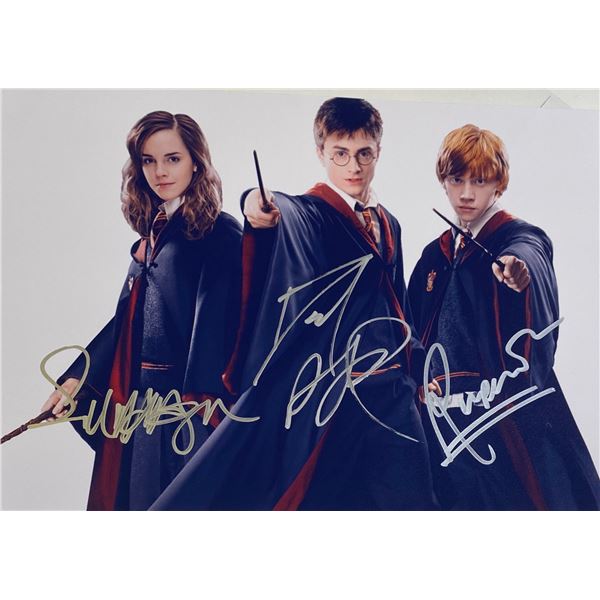 Autograph Signed Harry Potter Photo