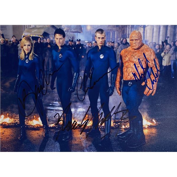 Autograph Signed Fantastic 4 Photo