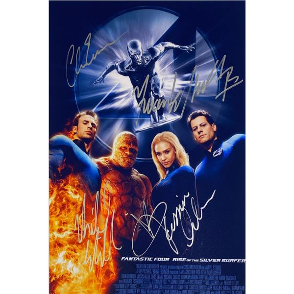 Autograph Signed Fantastic 4 Photo