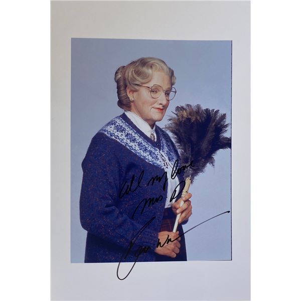Autograph Signed Mrs Doubtfire Photo