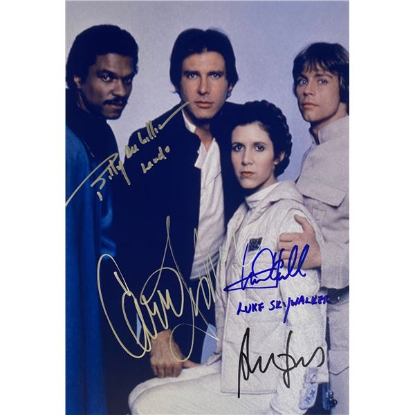 Autograph Signed  Star Wars Photo
