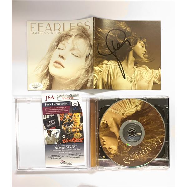 Autograph Signed  Taylor Swift CD JSA