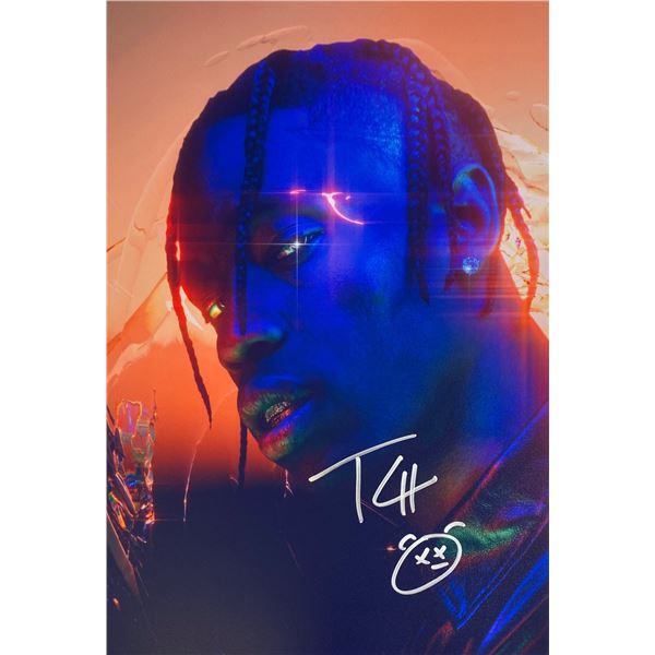 Autograph Signed  Travis Scott Photo