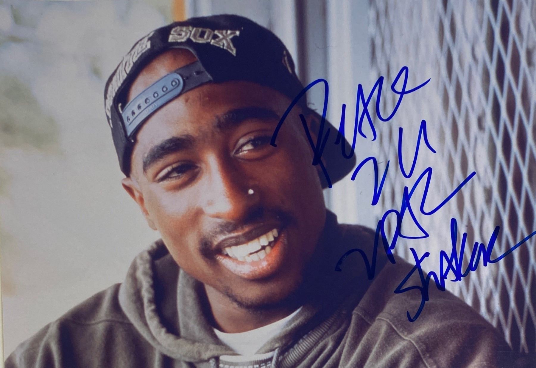 Autograph Signed Tupac Photo