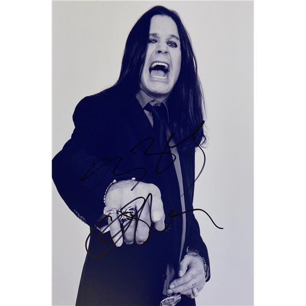 Autograph Signed  Ozzy Osbourne Photo