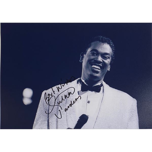 Autograph Signed  Luther Vandross Photo