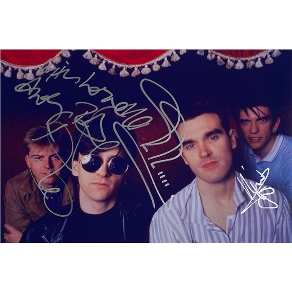 Autograph Signed  The Smiths Photo