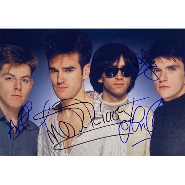 Autograph Signed  The Smiths Photo