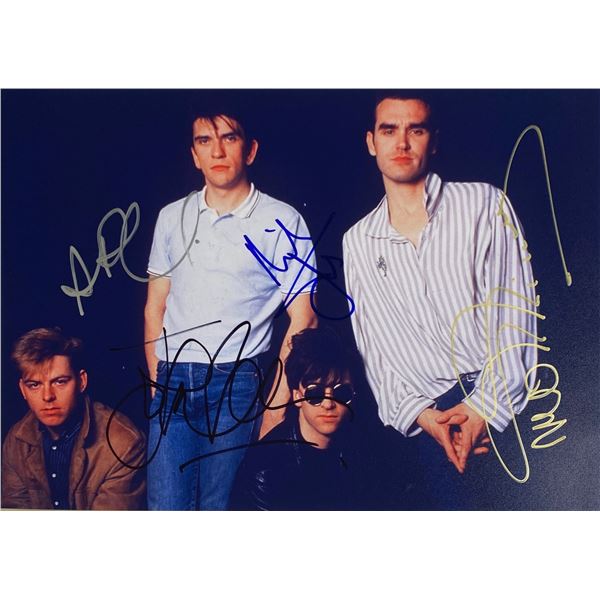 Autograph Signed  The Smiths Photo