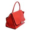 Image 2 : Celine Red Leather Medium Trapeze Tote Bag