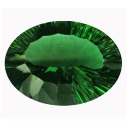 16.35ct Charming Oval Concave AAA Green Amethyst (GEM-15571)