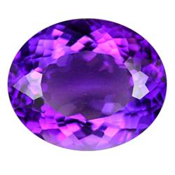 29.25ct Marvelous AAA Purple Oval Cut Amethyst VVS (GEM-12435)
