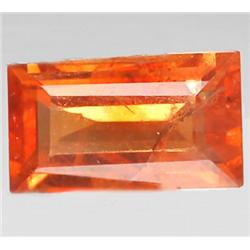 1.34ct RARE  Baguette Cut Orange Padparascha Sapphire VVS (GEM-4488)