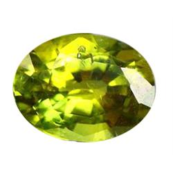 0.65ct Luxurious Oval Cut Yellow & Green Sapphire Thai (GEM-14095)