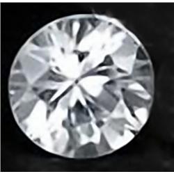 4.1mm Clean Natural White Zircon Cambodia Gem FLAWLESS (GMR-0242)