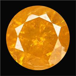 0.15ct  Round Cut Unheated Yellow Diamond (GEM-15108)