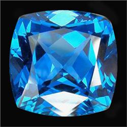 36.15ct AAA Stunning Cushion Cut London Blue Topaz  (GEM-16041)