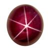 Image 1 : 2.29ct  Exceptional Oval Cab Red Star Ruby (GEM-16011)