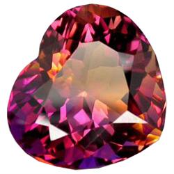 34.46ct Wonderful Heart Cut Top Golden Purple Ametrine  (GEM-16091)