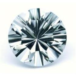 4.17ct White Round Topaz Concave Cut (GEM-15966)