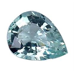 3.55ct  Pear Cut Santa Maria Light Blue Aquamarine VVS (GEM-15986)