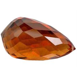 30.24ct Wonderful Briolette Golden Orange Citrine  (GEM-16084)