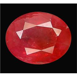 1.66ct  Oval Cut Red Padparascha Sapphire (GEM-16128)