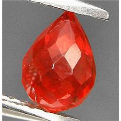 1.44ct  Briolette Cut Padparascha Sapphire  (GEM-16109)