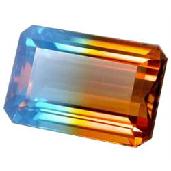 21.86ct  Perfect Octagon Facet Golden Blue Ametrine  (GEM-16083)
