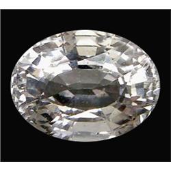 1.57ct  Oval Cut Top AAA White Pink Morganite (GEM-16110)