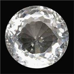 13.32ct  Round Top AAA White Silver Quartz (GEM-16114)
