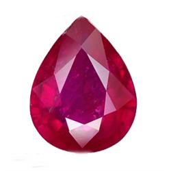 1.41ct Pear Natural Mined Red Ruby  (GEM-15952)