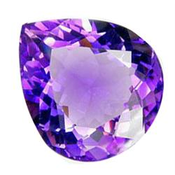 34.75ct AAA Delightful Pear Cut Purple Amethyst  (GEM-16102)
