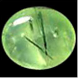 14.70ct  Exquisite Oval Cab Green Prehnite (GEM-15993)