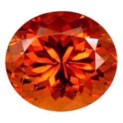 23.26ct  Dazzling Oval Facet Golden Orange Citrine  (GEM-16081)