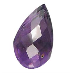 4.67ct  Top AAA Briolette Cut Violet Amethyst Nigeria  (GEM-16124)