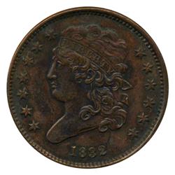 1832 Half Cent High Grade Low Mintage (COI-5076)