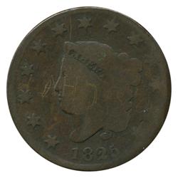 1825 Large Cent Circulated Scarce Date (COI-5092)