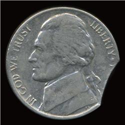 19?? Jefferson Nickel Clip Error Hi Grade (COI-5116)