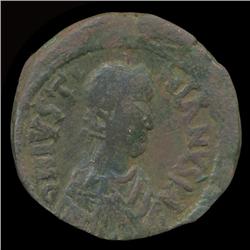 800AD Byzantine Large Bronze Hi Grade (COI-5184)