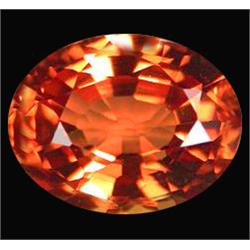 1.76ct  Charming  Orange Sapphire Oval VVS (GEM-13365)