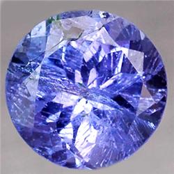 0.59ct VERY RARE  Round Cut Top AAA Blue Natural Tanzanite (GEM-7344)
