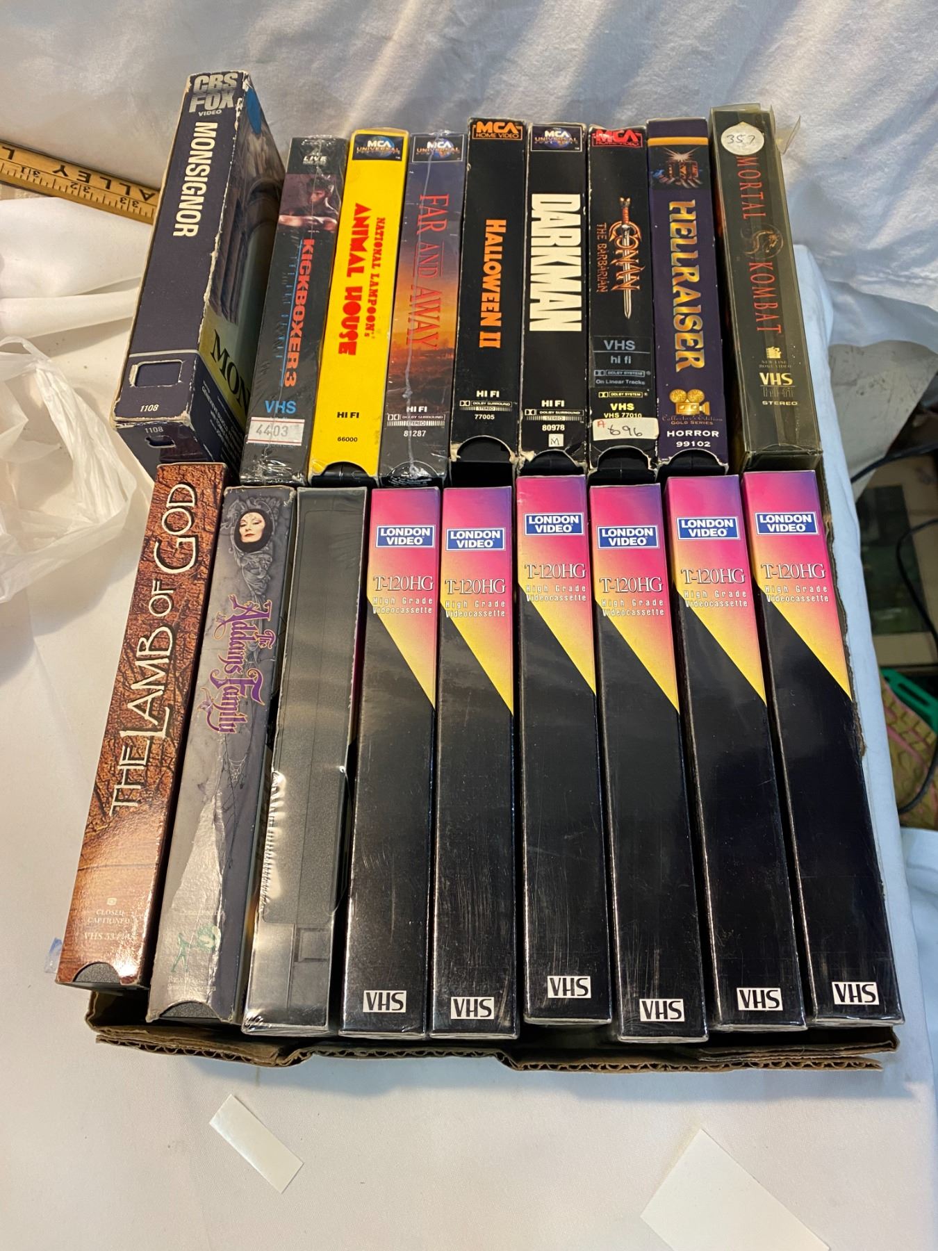 New vhs tapes and other movies