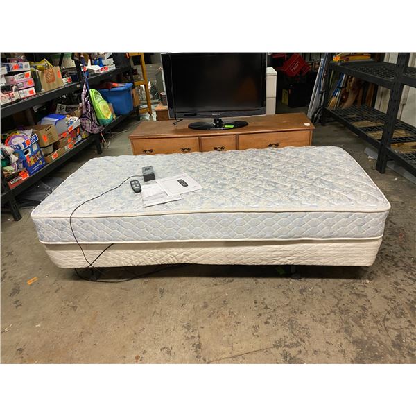 Power bed with remote